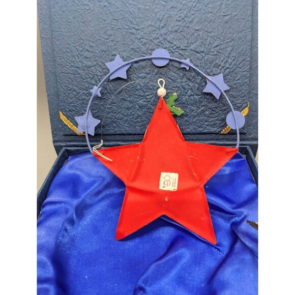 Christmas Ornament Lot 3 Rustic Primitive Farmhouse Folk Art  Metal Santa, Angel - Picture 5 of 16